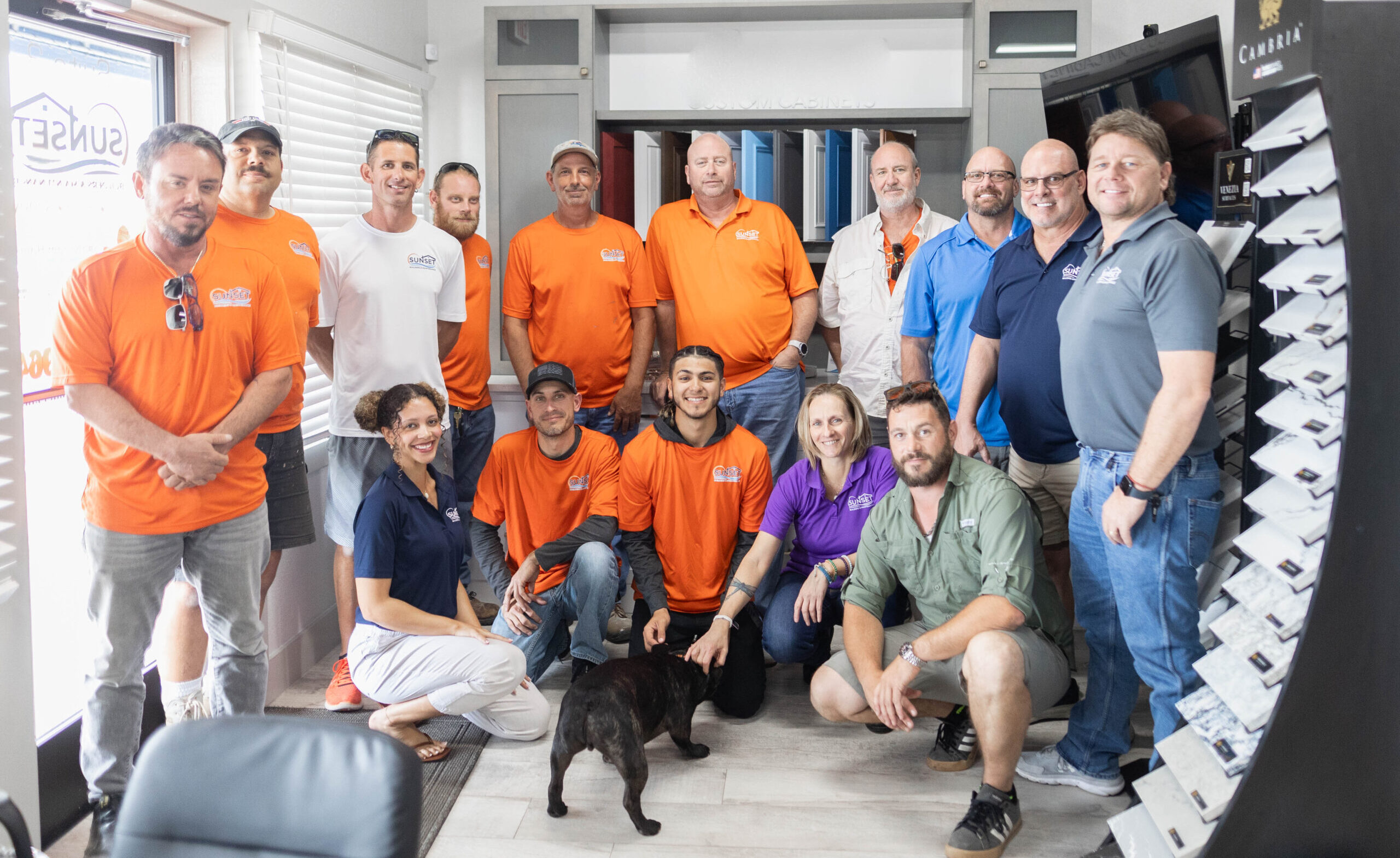 Sunset Builders & Maintenance staff photo.